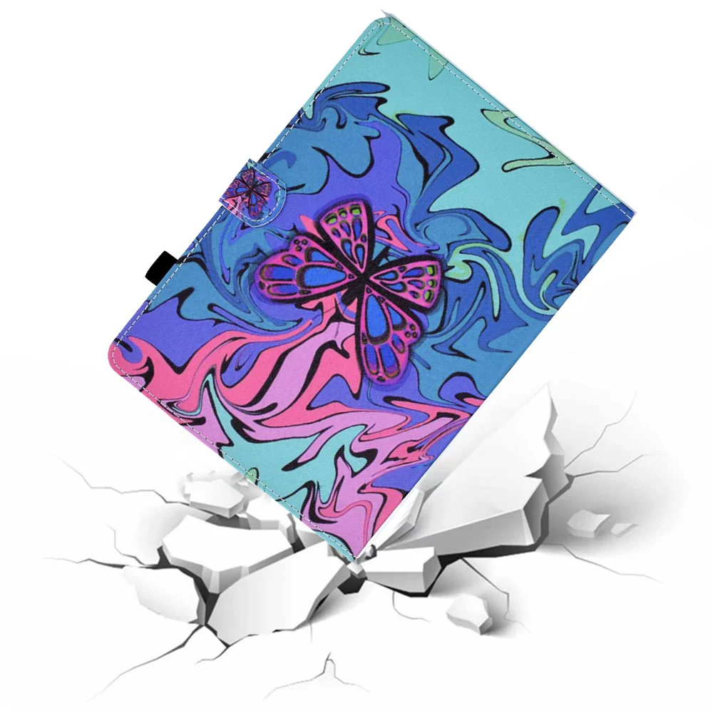 For Lenovo Xiaoxin Pad 11 2025 Case Pattern Printing Leather Tablet Cover with Card Holder - Butterfly - Image 7