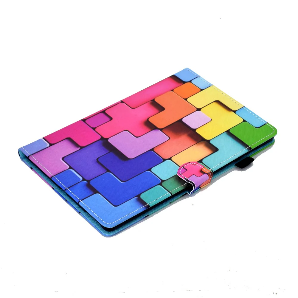 For Lenovo Xiaoxin Pad 11 2025 Case Pattern Printing Leather Tablet Cover with Card Holder - Square - Image 5