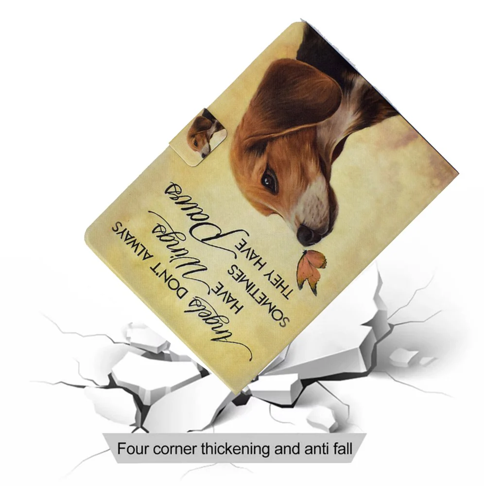 For Lenovo Xiaoxin Pad 11 2025 Case Stand Pattern Printed Leather Cover - Butterfly and Dog - Image 7