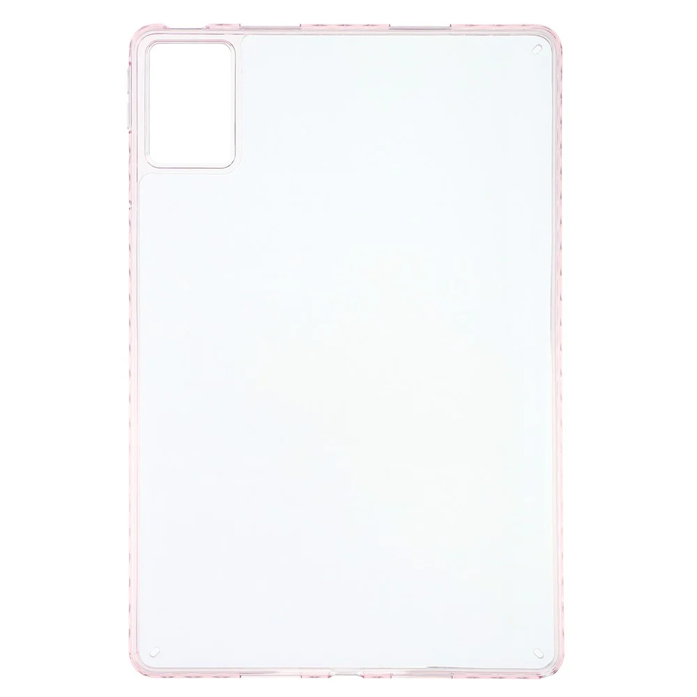 For Lenovo Xiaoxin Pad 11 2025 / Idea Tab Case Flexible TPU + Acrylic Tablet Shockproof Protective Cover - Pink - Image 2