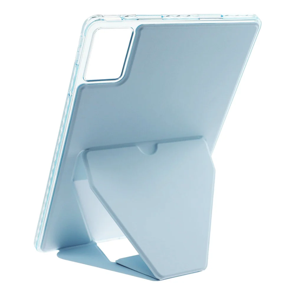 For Lenovo Xiaoxin Pad 11 2025 / Idea Tab (TB336ZU / TB336FU) Case TPU PU Leather Kickstand Tablet Cover - Blue - Image 2