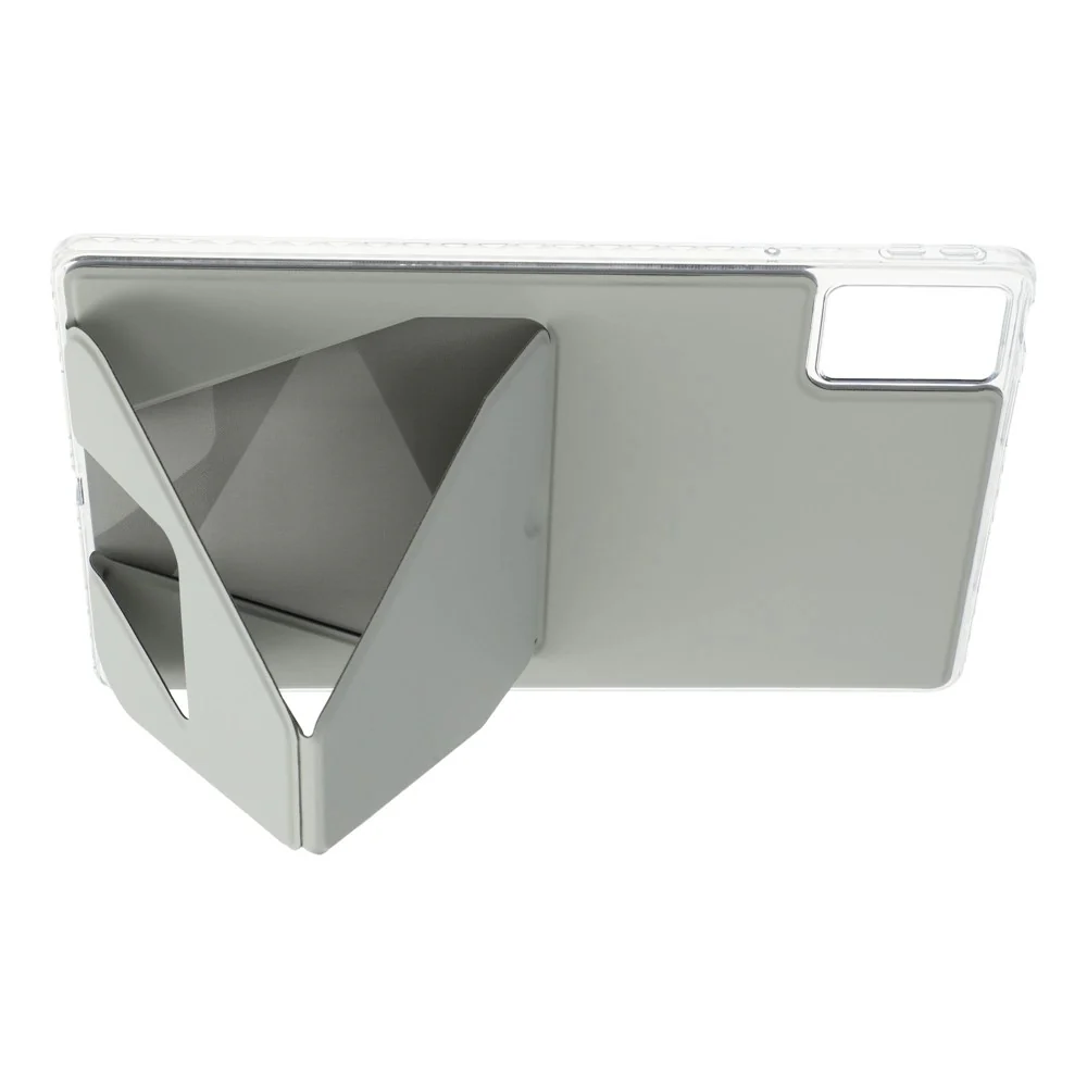 For Lenovo Xiaoxin Pad 11 2025 / Idea Tab (TB336ZU / TB336FU) Case TPU PU Leather Kickstand Tablet Cover - Grey - Image 3