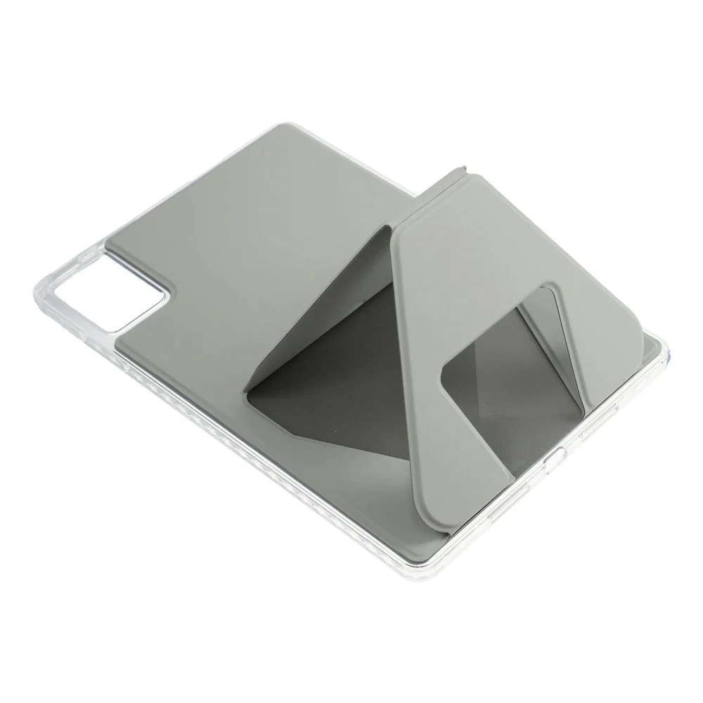 For Lenovo Xiaoxin Pad 11 2025 / Idea Tab (TB336ZU / TB336FU) Case TPU PU Leather Kickstand Tablet Cover - Grey - Image 4