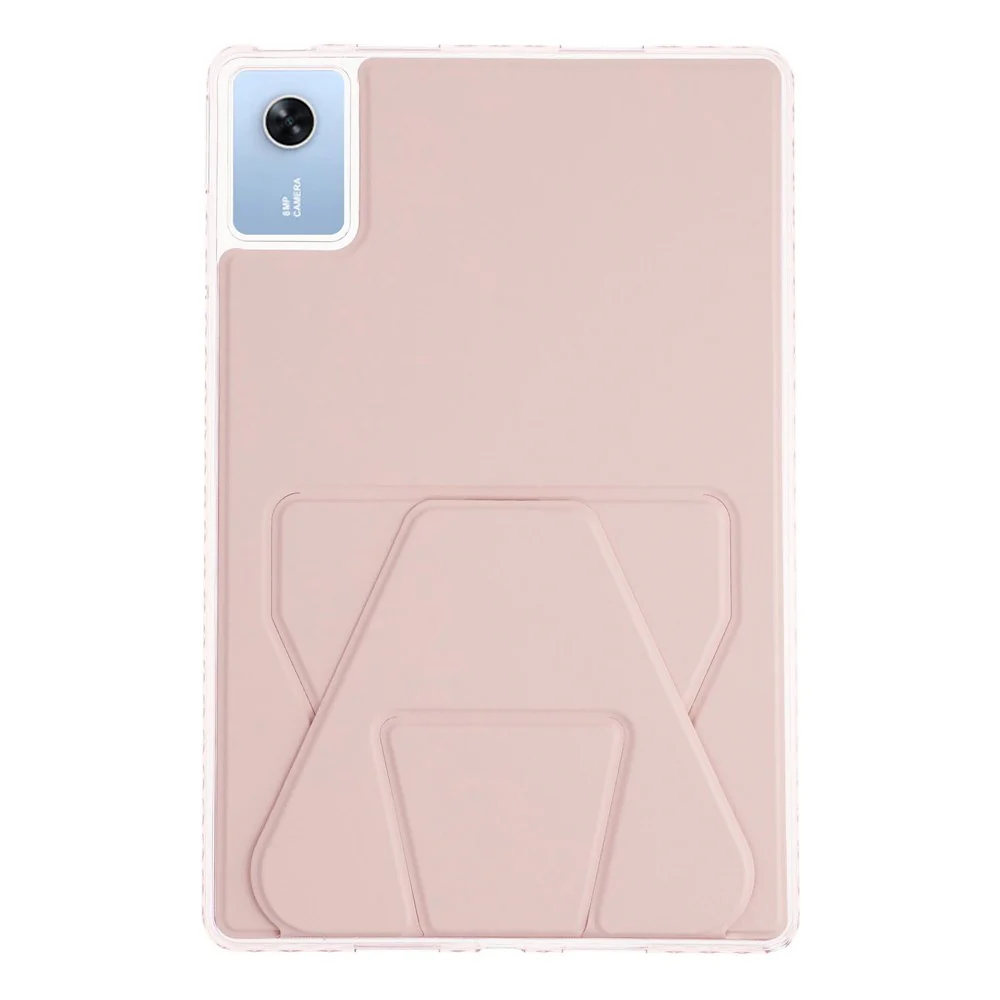 For Lenovo Xiaoxin Pad 11 2025 / Idea Tab (TB336ZU / TB336FU) Case TPU PU Leather Kickstand Tablet Cover - Pink - Image 6