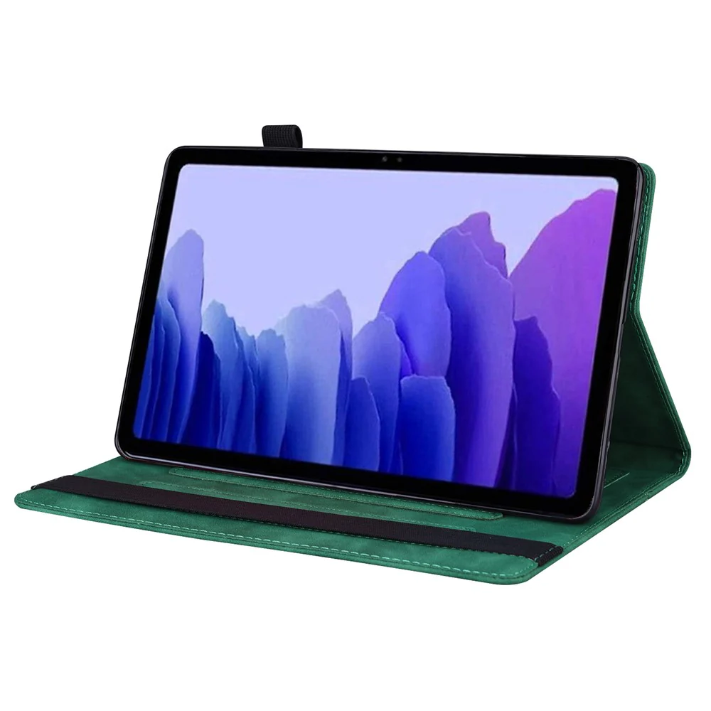 For Lenovo Xiaoxin Pad 2025 TB365FC Case PU Leather Protective Folio Tablet Cover with Card Holder - Green - Image 3