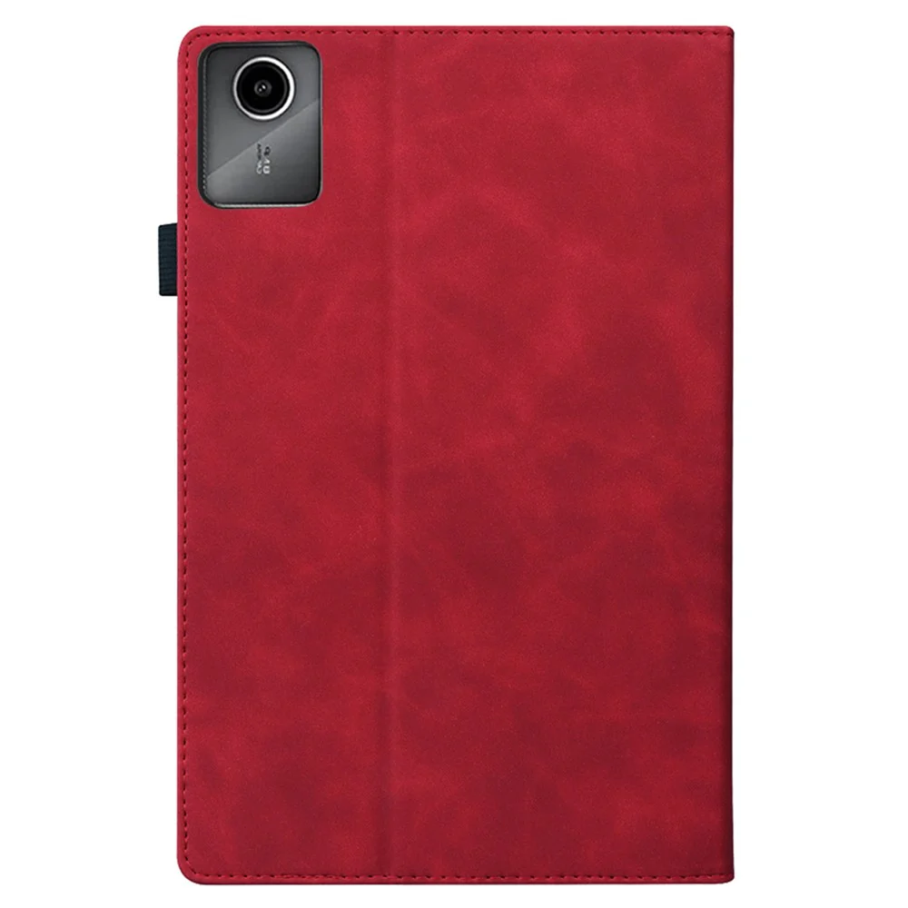 For Lenovo Xiaoxin Pad 2025 TB365FC Case PU Leather Protective Folio Tablet Cover with Card Holder - Orange - Image 7
