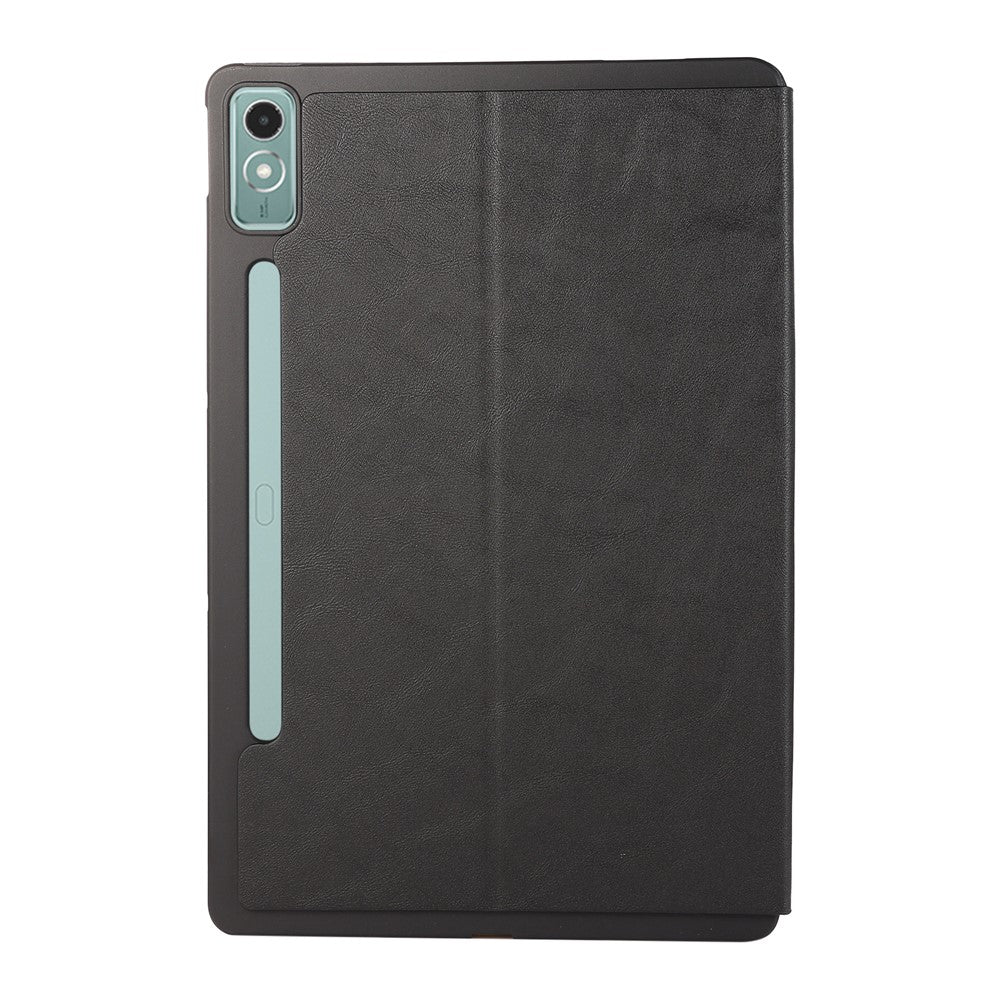 For Lenovo Xiaoxin Pad Pro 12.7 inch Case Shockproof PU Leather Flip Tablet Cover with Stand - Black - Image 6