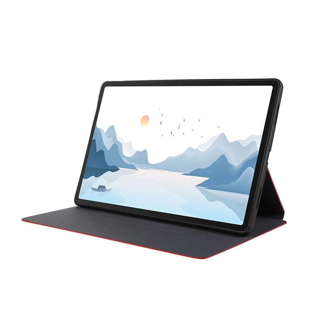 For Lenovo Xiaoxin Pad Pro 12.7 inch Case Shockproof PU Leather Flip Tablet Cover with Stand - Blue - Image 3