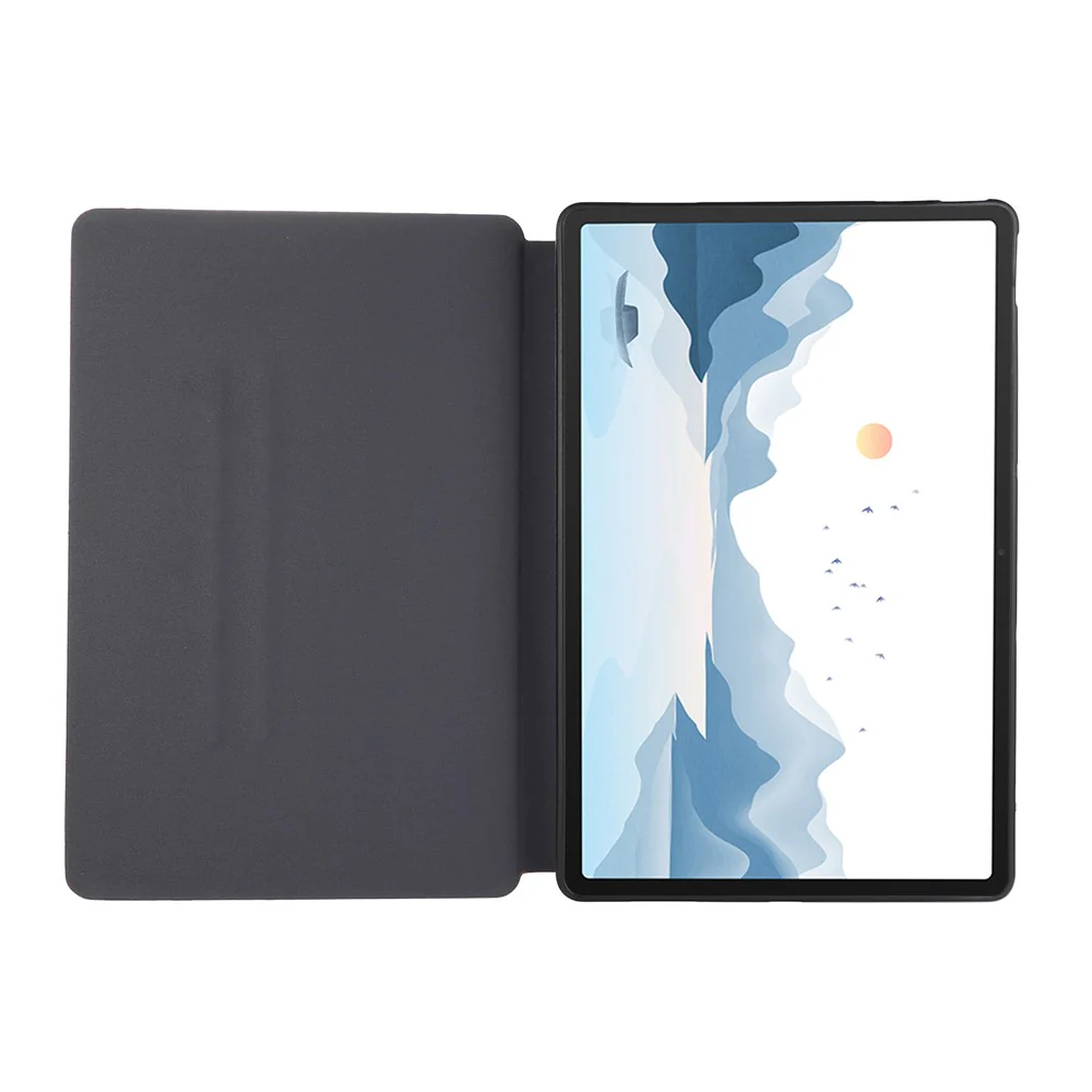For Lenovo Xiaoxin Pad Pro 12.7 inch Case Shockproof PU Leather Flip Tablet Cover with Stand - Brown - Image 2
