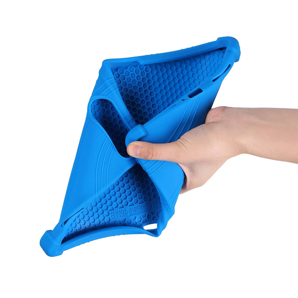 For Lenovo Xiaoxin Pad Pro GT Case Adjustable Kickstand Silicone Tablet Protective Cover - Baby Blue - Image 7