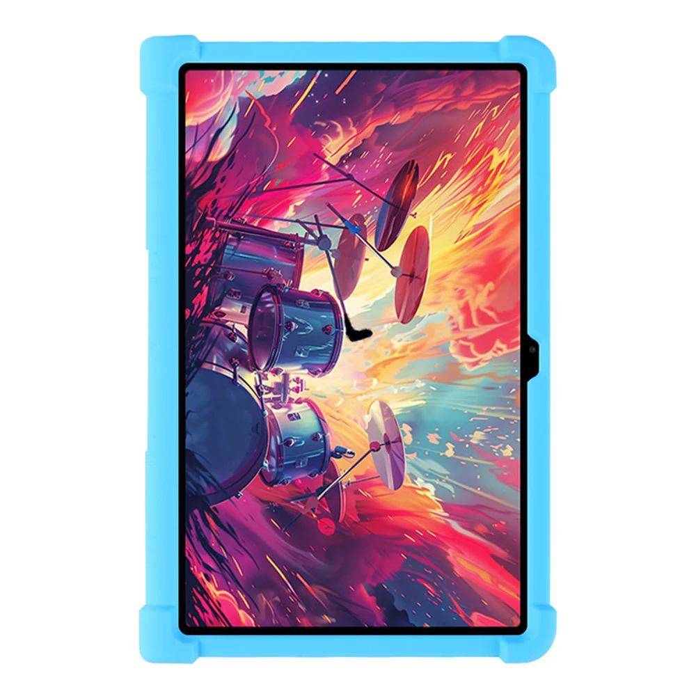 For Lenovo Xiaoxin Pad Studio 11.5 inch / Tab Plus Silicone Case with Kickstand Rugged Protective Cover - Baby Blue - Image 2