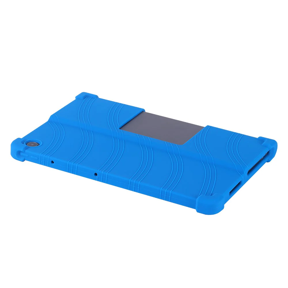 For Lenovo Xiaoxin Pad Studio 11.5 inch / Tab Plus Silicone Case with Kickstand Rugged Protective Cover - Baby Blue - Image 7