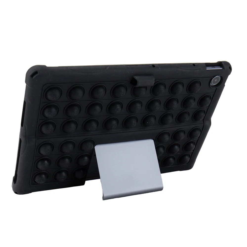 For Lenovo Xiaoxin Pad Studio 11.5 inch / Tab Plus TB-351FU Case Kickstand Push Bubble Tablet Cover - Black - Image 3