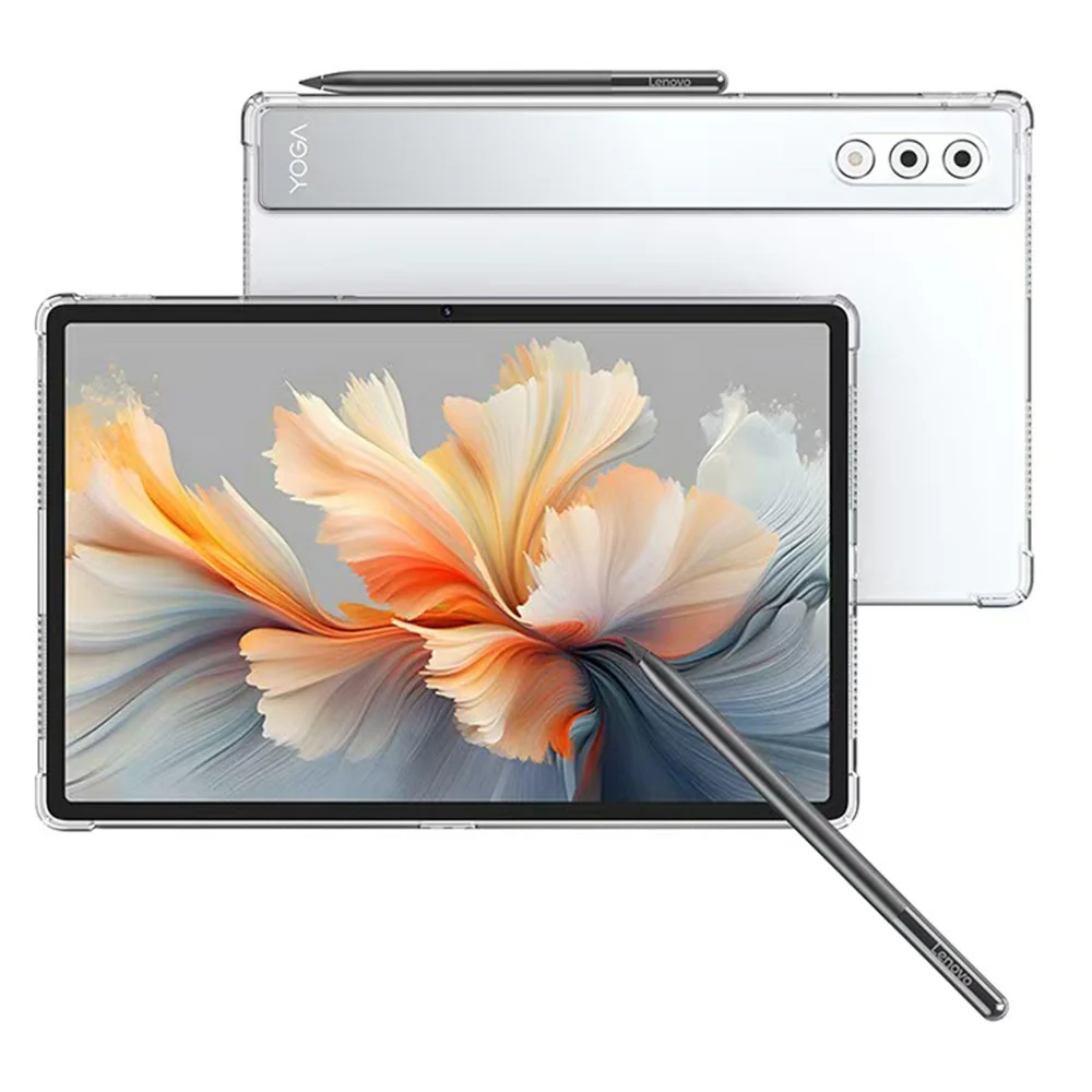 For Lenovo Yoga Pad Pro Case Four Corner Shockproof Clear Tablet TPU Cover - Image 3
