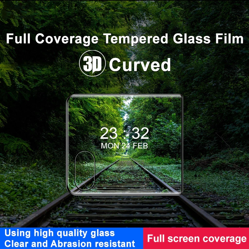 For Motorola Razr 50 Ultra imak 3D Curved Full Rear Screen Tempered Glass Film - Image 3