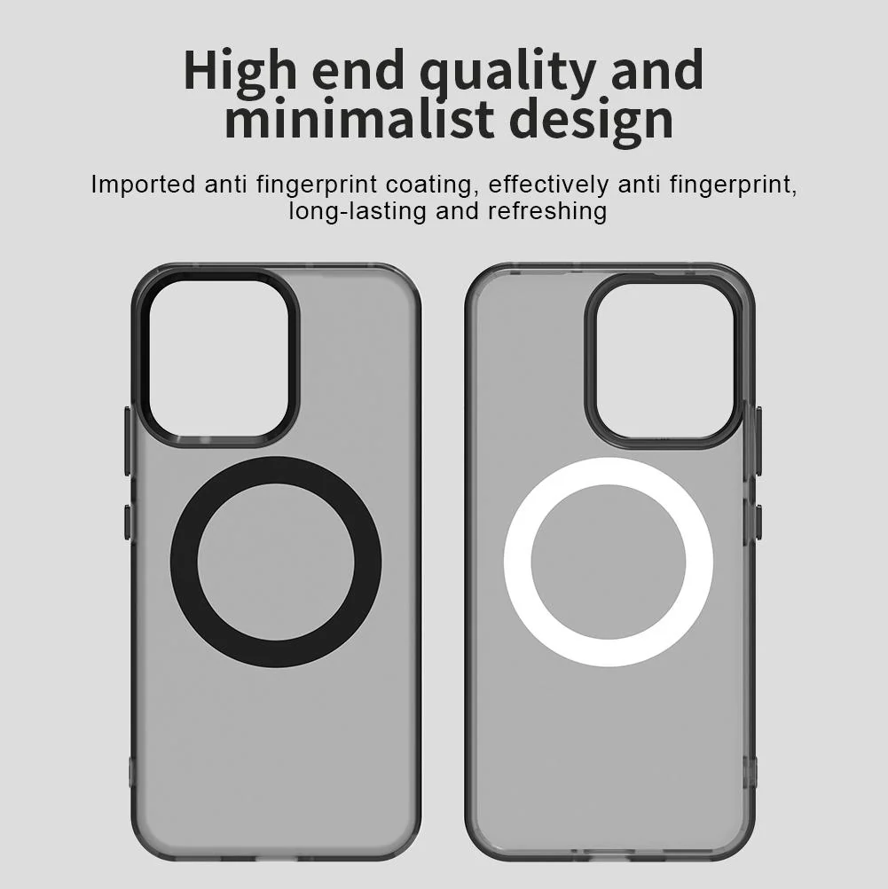 For OPPO Reno14 Global Candy Magsafe PC Hybrid TPU Phone Case(Black) - Image 3
