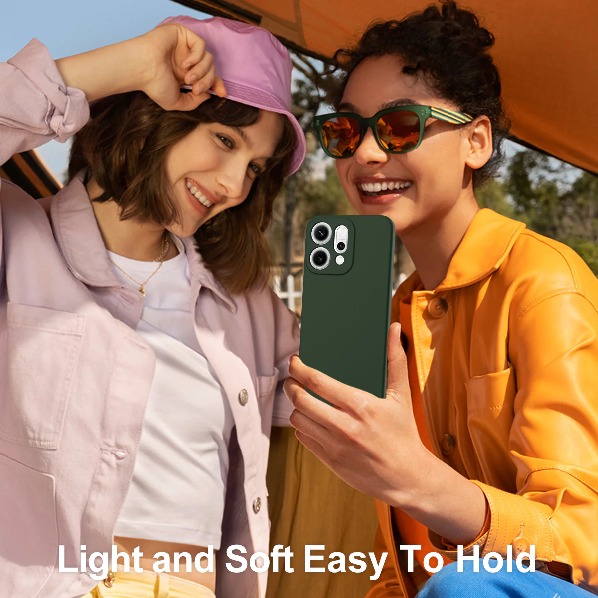 For Oppo Reno14 Pro 5G (China) / Oppo Reno14 Pro 5G (Global) Case Compatible with MagSafe Anti-Drop Liquid Silicone Phone Cover - Dark Green - Image 8