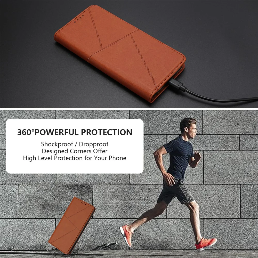 For Oppo Reno14 Pro 5G (China) / Oppo Reno14 Pro 5G (Global) Wallet Case Magnetic Closure Leather Flip Phone Cover with Stand - Coffee - Image 3