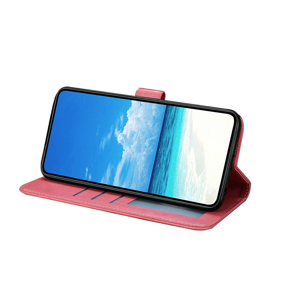 For Oppo Reno14 Pro 5G (Global) Case Butterfly Imprinted Wallet Stand PU Leather Flip Phone Cover with Strap - Rose - Image 3