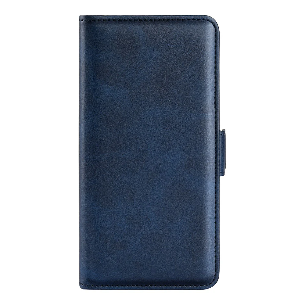 For Oppo Reno14 Pro 5G (Global) Case Calf Texture Leather Wallet Phone Cover - Blue - Image 2