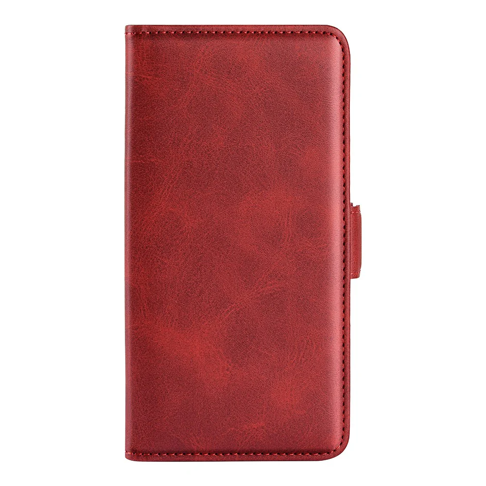 For Oppo Reno14 Pro 5G (Global) Case Calf Texture Leather Wallet Phone Cover - Red - Image 2