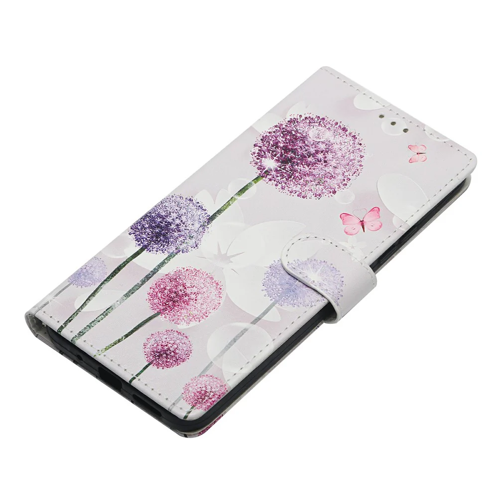 For Oppo Reno14 Pro 5G (Global) Case Pattern Printing Wallet Stand Flip Leather Phone Cover with Strap - Dandelion - Image 4