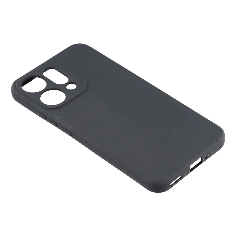 For Oppo Reno14 Pro 5G (Global) Case Precise Cutouts Straight Edge TPU Shockproof Phone Cover - Black - Image 3