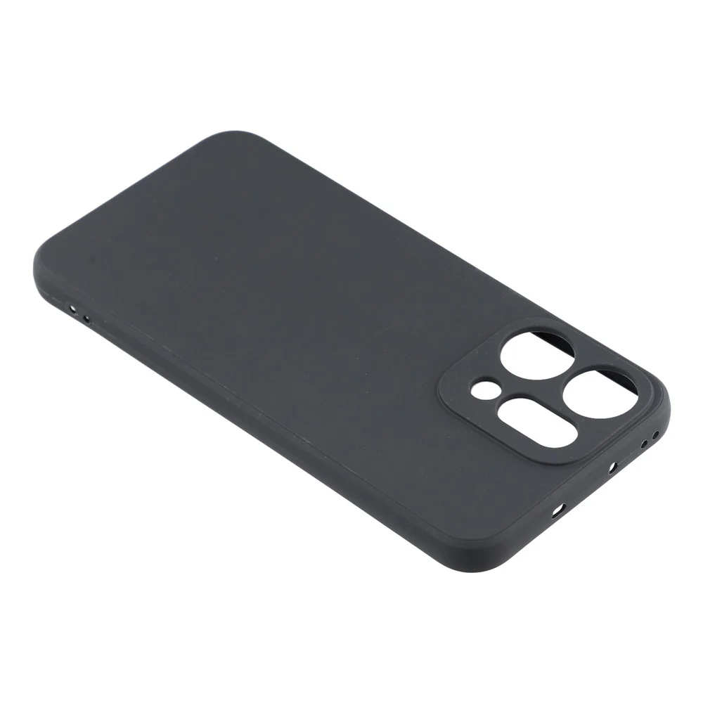 For Oppo Reno14 Pro 5G (Global) Case Precise Cutouts Straight Edge TPU Shockproof Phone Cover - Black - Image 4