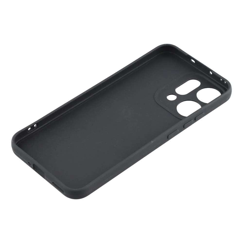 For Oppo Reno14 Pro 5G (Global) Case Precise Cutouts Straight Edge TPU Shockproof Phone Cover - Black - Image 5
