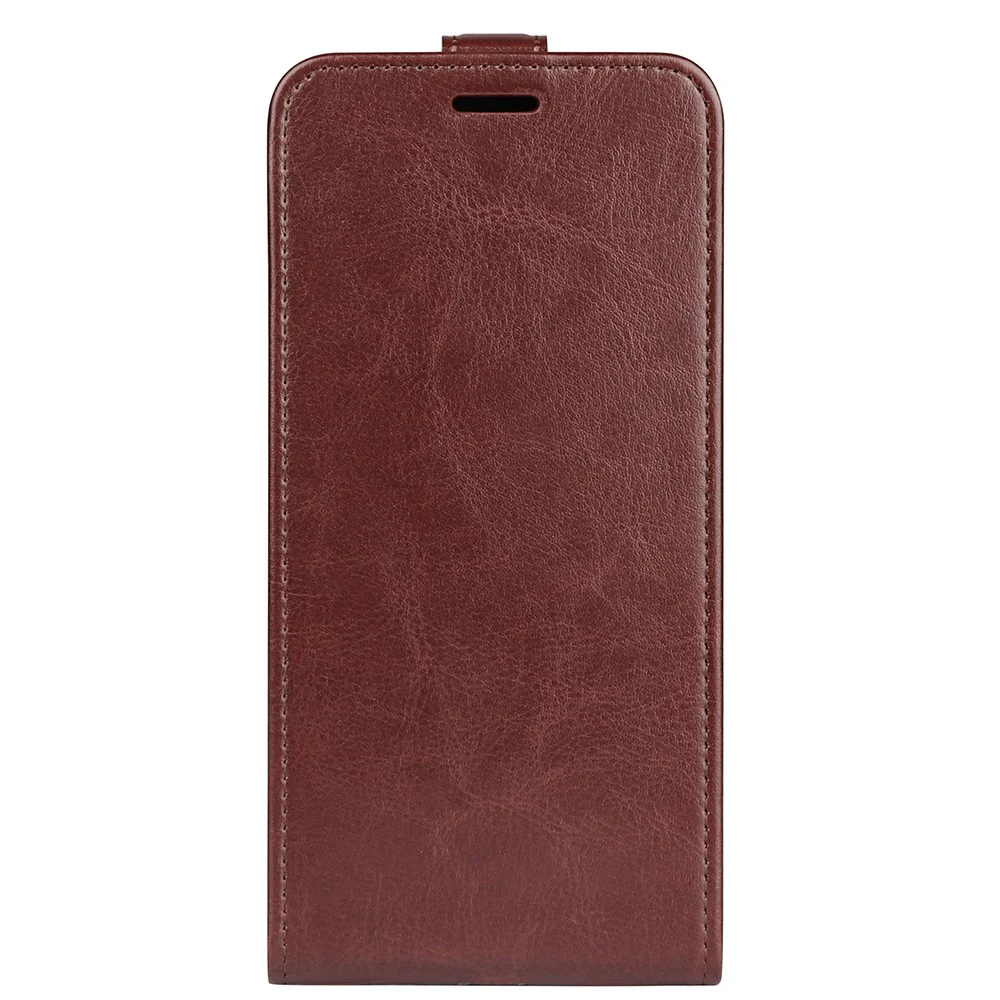 For Oppo Reno14 Pro 5G (Global) Case with Card Slots Vertical Flip Leather Phone Cover - Brown - Brown - Image 2