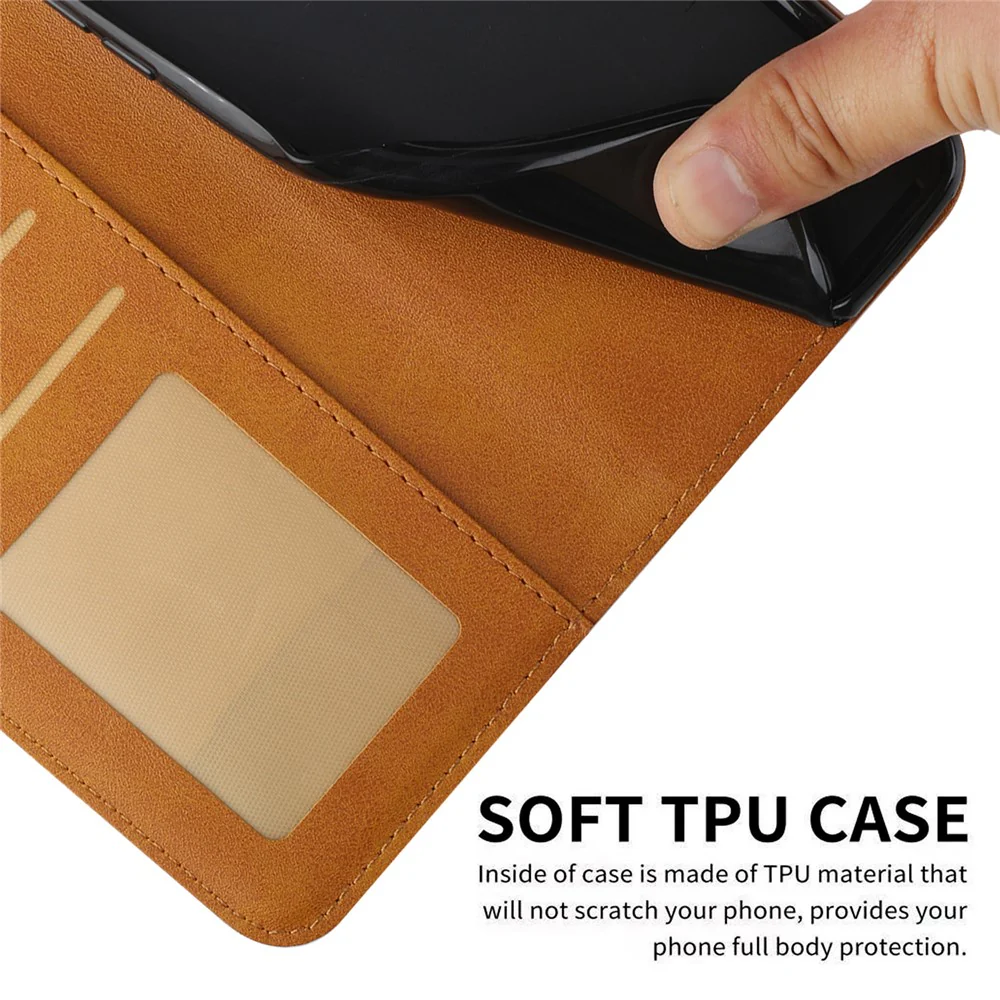 For Oppo Reno14 Pro 5G (Global) Leather Phone Case Foldable Stand Wallet Flip Cover with Strap - Yellow - Image 6