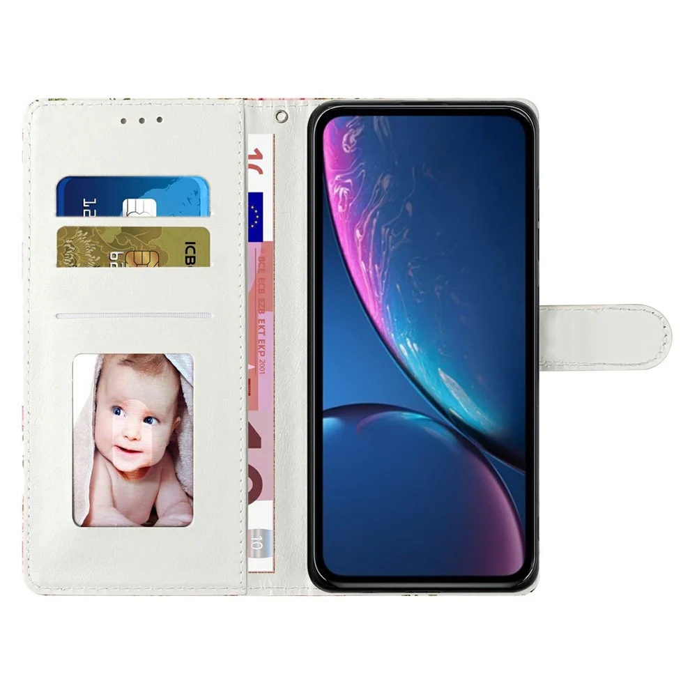 For Oppo Reno14 Pro 5G (Global) Wallet Case PU Leather Pattern Printing Stand Phone Cover with Strap - Blue Butterfly - Image 2