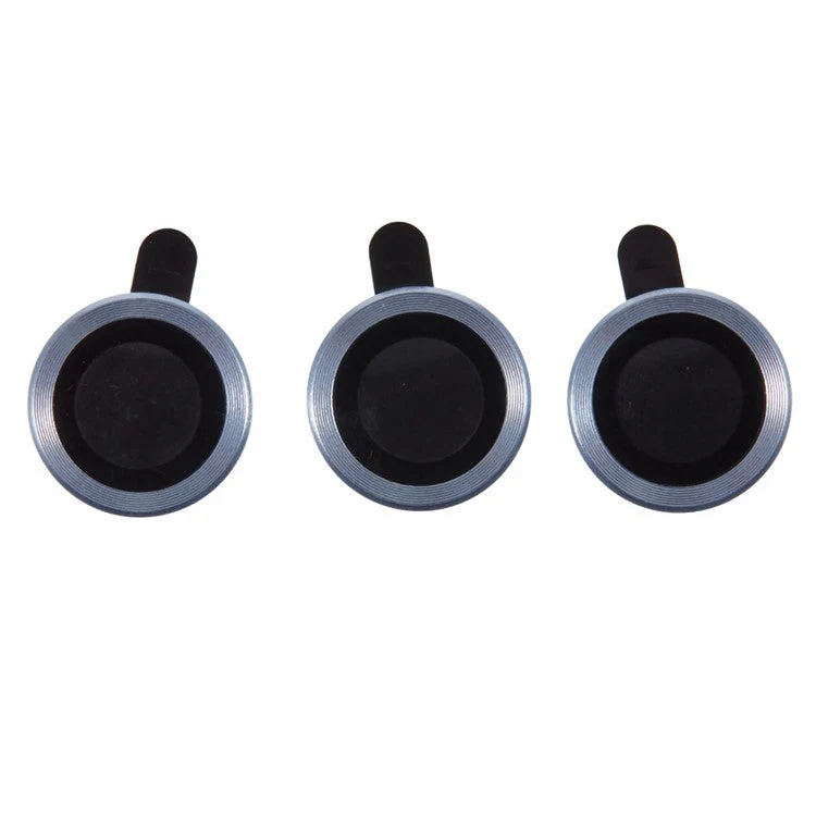 For Samsung Galaxy S24 FE Camera Lens Protector Set Metal + Tempered Glass Individual Ring Film - Blue - Image 2