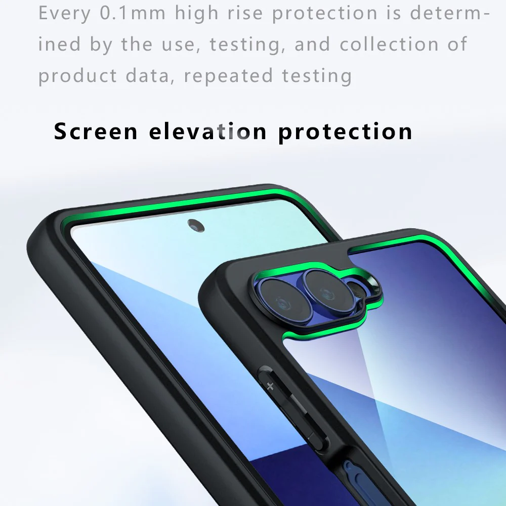 For Samsung Galaxy Z Flip7 5G Case Compatible with MagSafe Clear TPU + PC Shockproof Phone Cover - Image 3