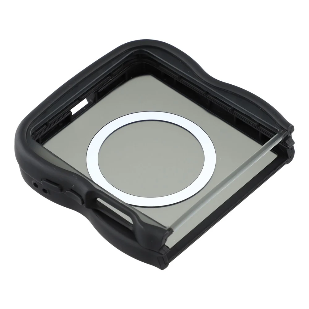 For Samsung Galaxy Z Flip7 5G Case Compatible with MagSafe TPU + PC Phone Back Cover Skin Touch Wave Shape - Black - Image 6
