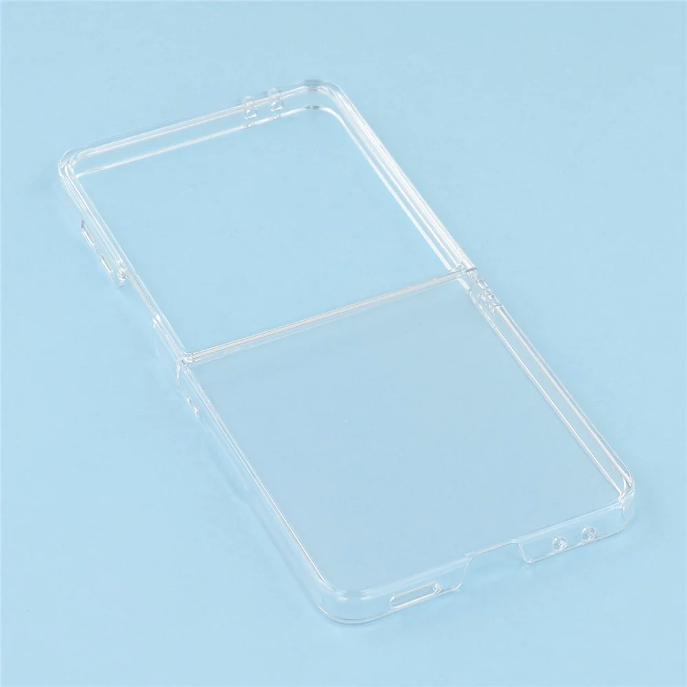 For Samsung Galaxy Z Flip7 5G Case Slim Hard PC Shockproof Phone Back Cover - Transparent - Image 4
