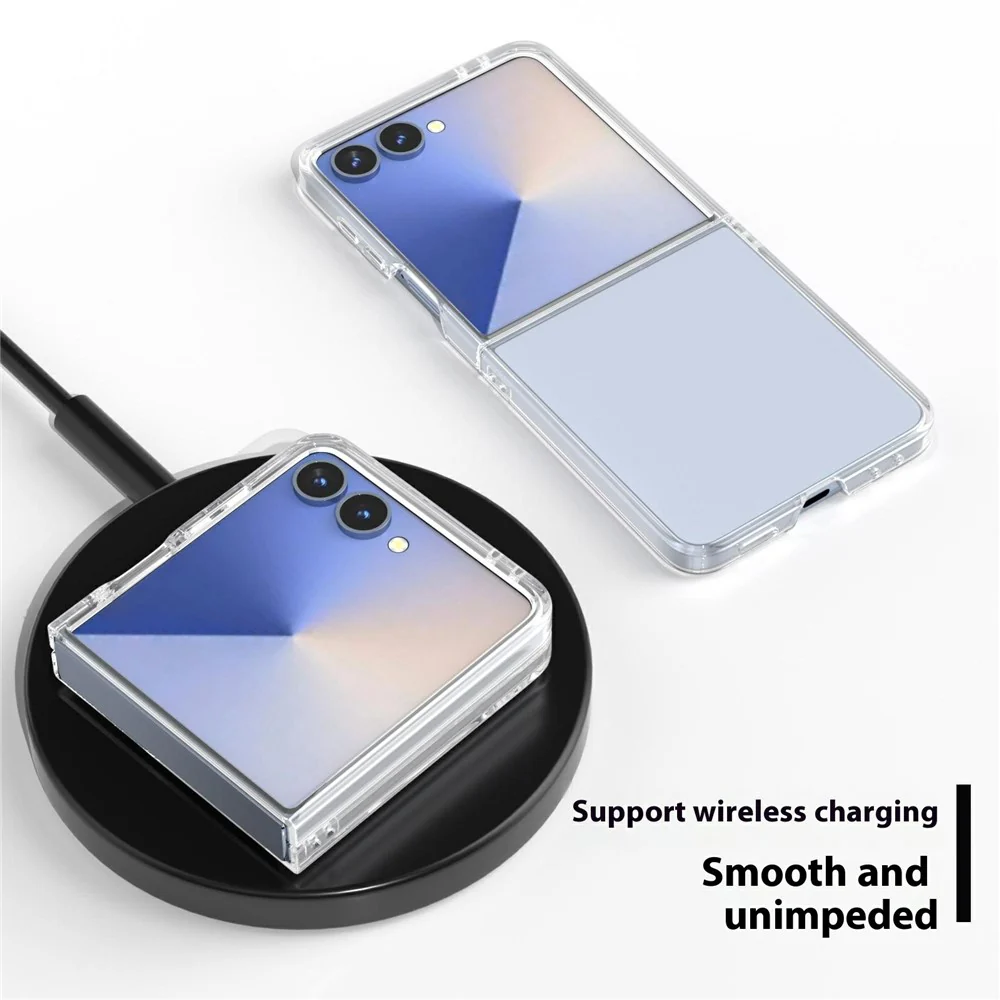 For Samsung Galaxy Z Flip7 5G Clear Case Anti-Drop Hard PC Phone Cover - Image 3