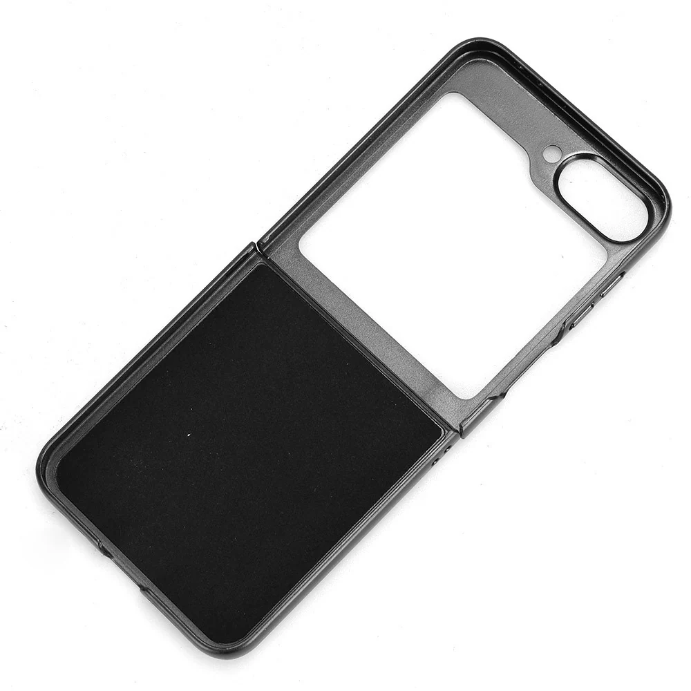 For Samsung Galaxy Z Flip7 FE 5G / Z Flip6 5G Case Carbon Fiber Texture PU+PC Drop-Proof Phone Shell - White - Image 6