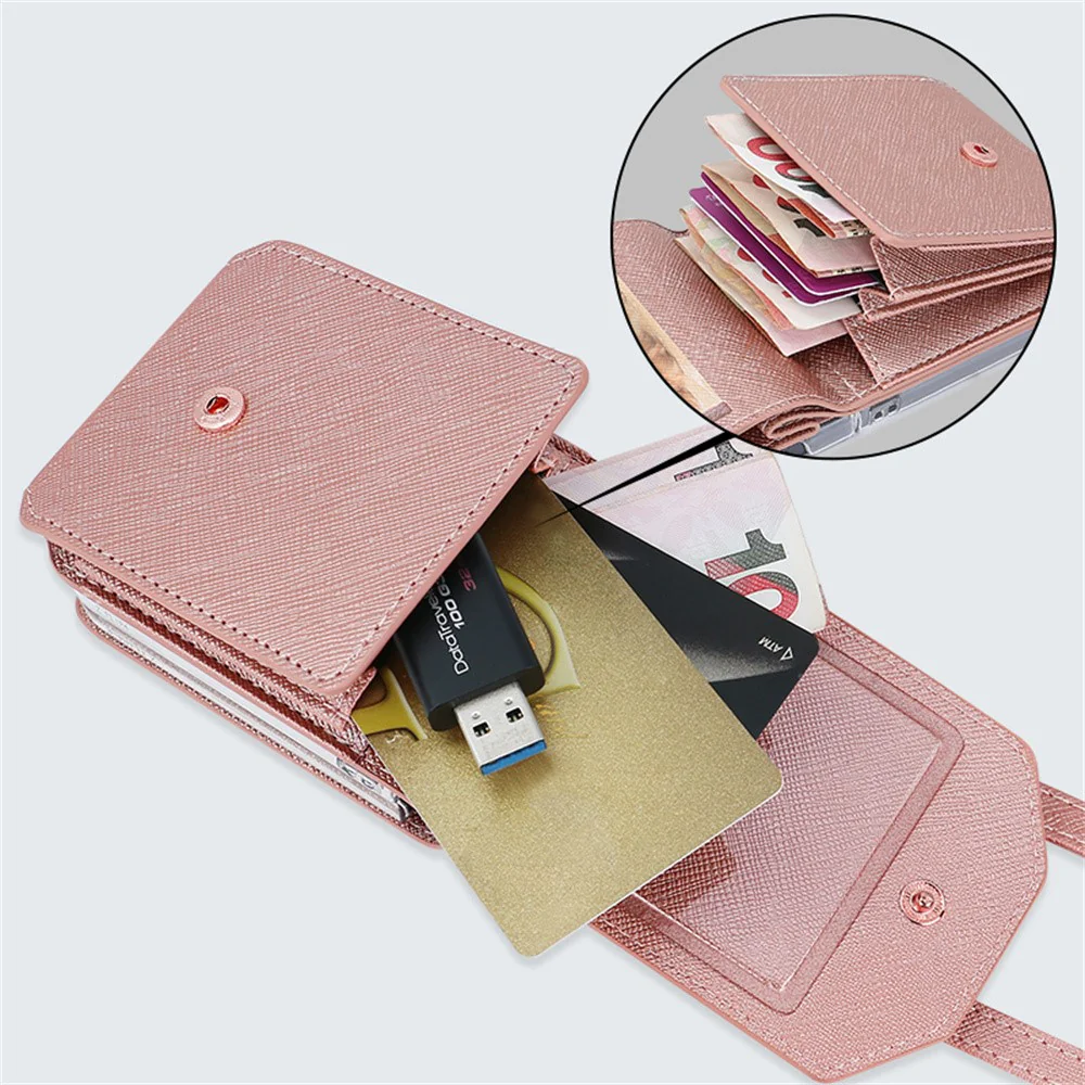 For Samsung Galaxy Z Flip7 FE 5G / Z Flip6 5G Case Card Bag Kickstand PU Leather PC Phone Cover with Strap - Purple - Image 3