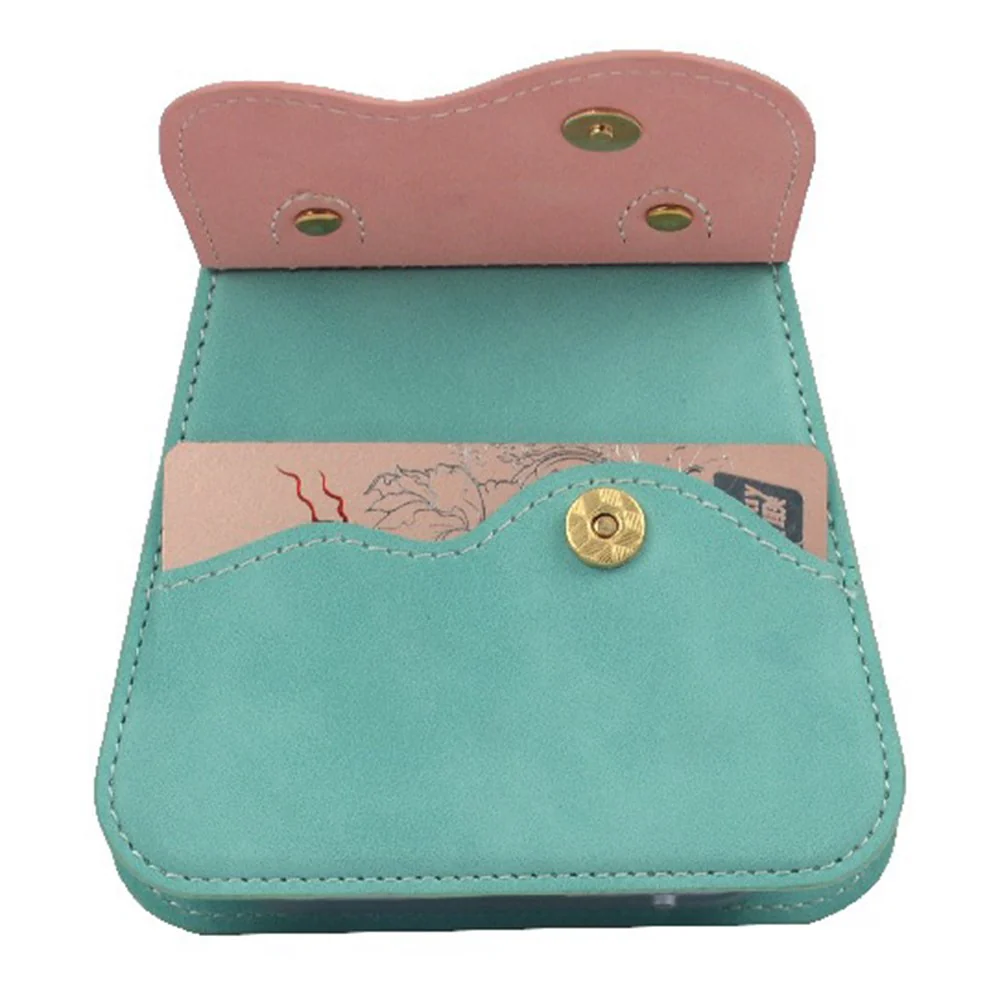 For Samsung Galaxy Z Flip7 FE 5G / Z Flip6 5G Case Card Slot Kickstand Leather+PC Crossbody Phone Handbag - Sky Blue - Image 4