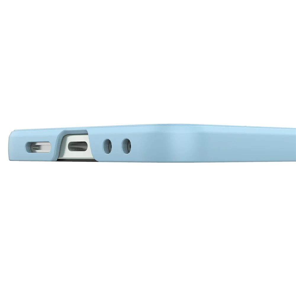 For Samsung Galaxy Z Flip7 FE 5G / Z Flip6 5G Case Rugged Back Hard PC Phone Cover - Baby Blue - Image 5