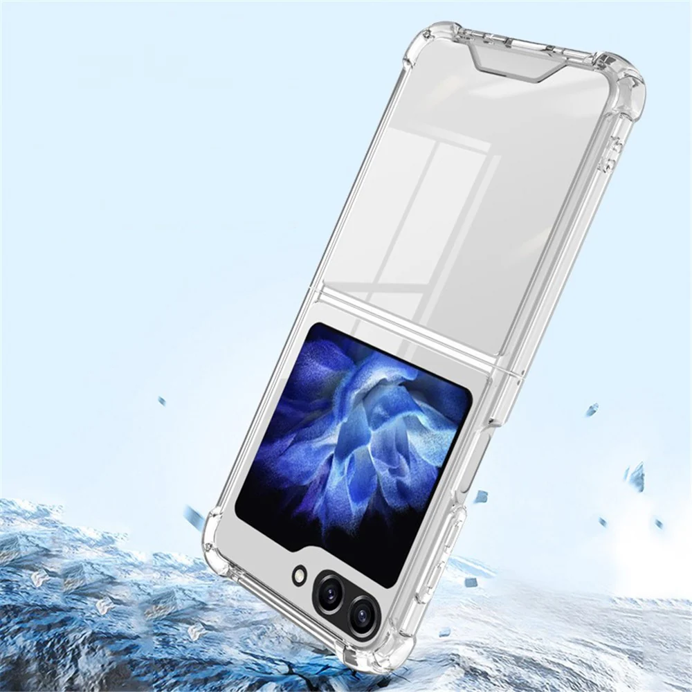 For Samsung Galaxy Z Flip7 FE 5G / Z Flip6 5G Case Transparent Hard Acrylic Phone Cover Shockproof Protection - Image 6