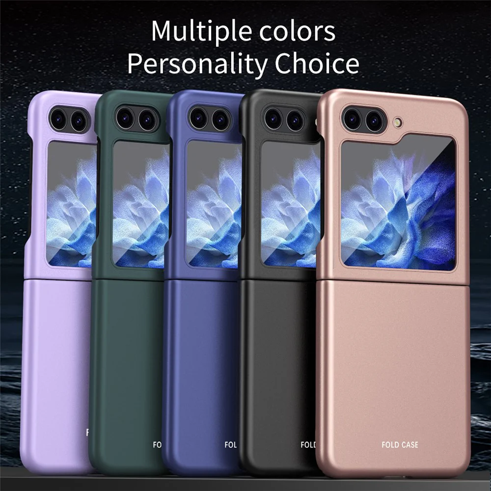 For Samsung Galaxy Z Flip7 FE 5G / Z Flip6 5G / Z Flip5 5G Wholesale Folded Phone Case Skin-Touch Hard PC Phone Cover - Black - Image 8