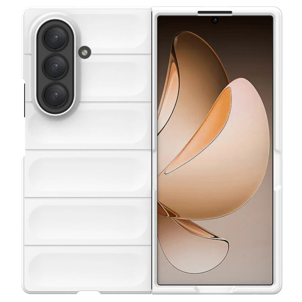 For Samsung Galaxy Z Fold7 5G Case Anti-Drop Soft TPU Rugged Phone Back Cover - White - Image 4