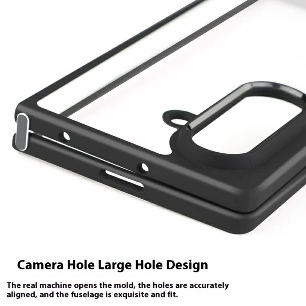 For Samsung Galaxy Z Fold7 5G Case Shockproof PC + TPU Clear Back Phone Cover - Image 6