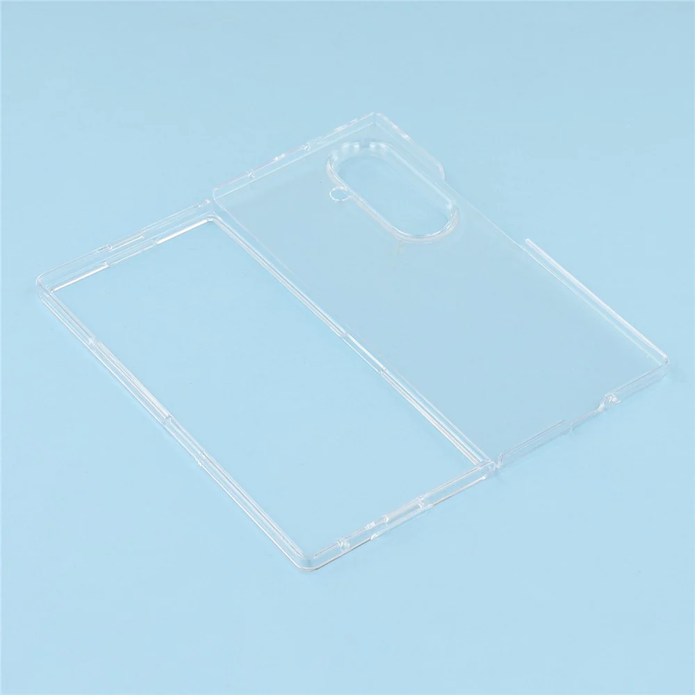 For Samsung Galaxy Z Fold7 5G Case Slim Hard PC Shockproof Phone Back Cover - Transparent - Image 2