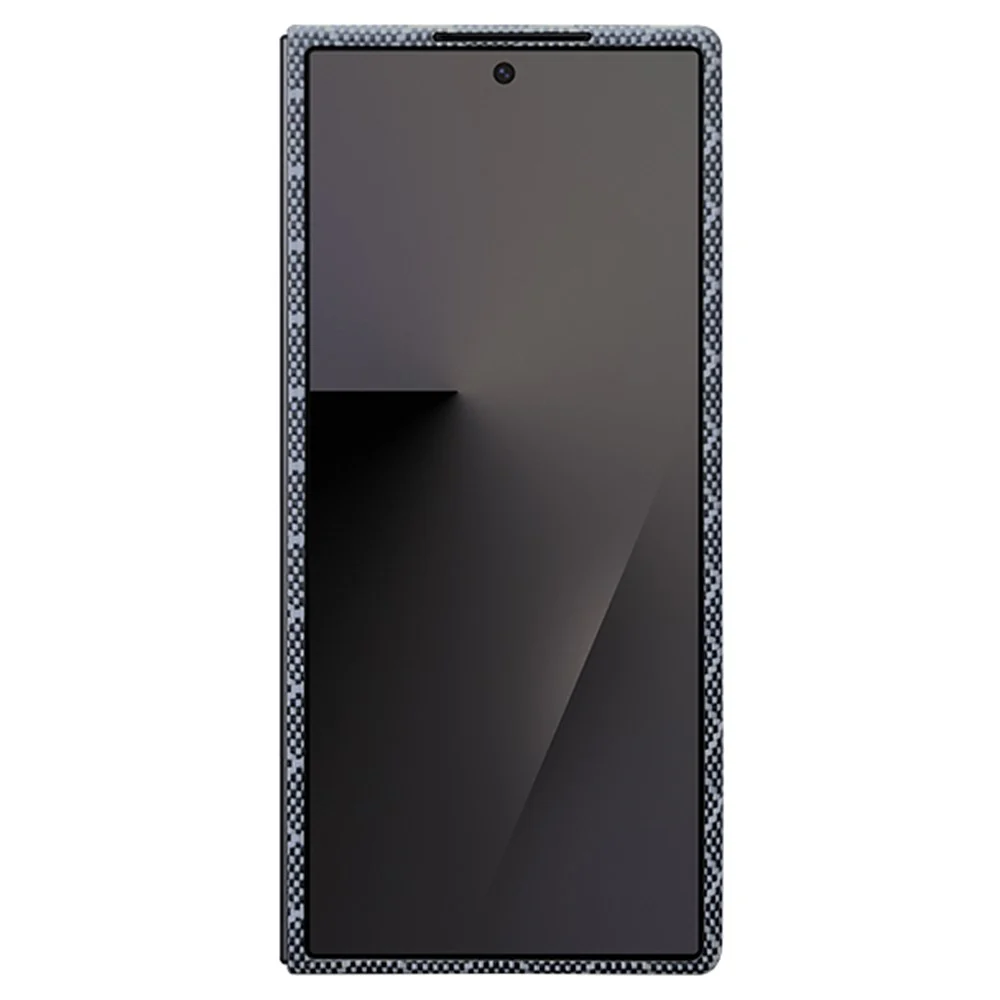 For Samsung Galaxy Z Fold7 5G Magnetic Case Precise Cutouts Aramid Fiber Honeycomb Texture Phone Cover with Front Frame - Image 2