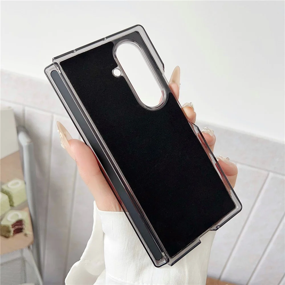 For Samsung Galaxy Z Fold7 5G Phone Case Compatible with MagSafe Leather + PC Protective Cover - Brown - Image 5