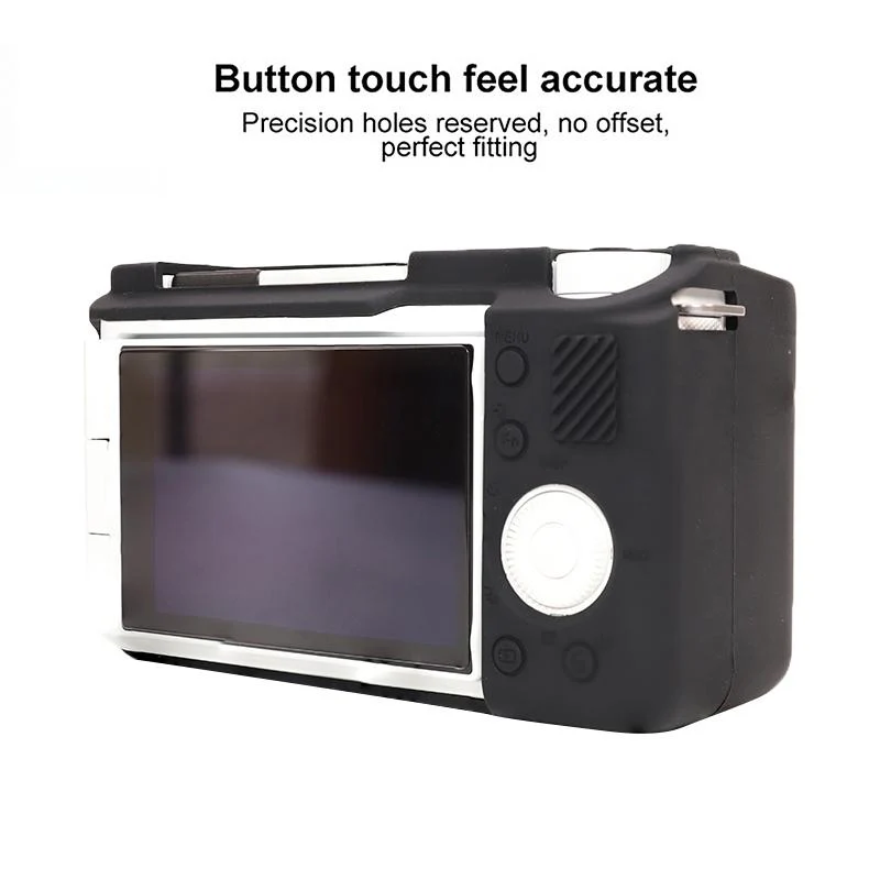 For Sony ZV-E10 II / ZV-E10M2 Glossy Soft Silicone Protective Case(Black) - Image 4