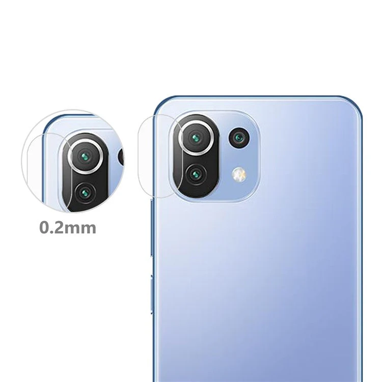 For Xiaomi Mi 11 Lite 4G / 5G /11 Lite 5G NE Anti-Explosion Tempered Glass Back 9H Hardness Camera Lens Protector - Image 6